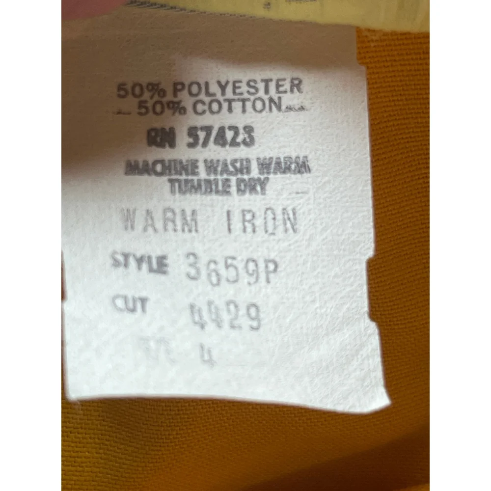 Women's California Collections Yellow A-Line Skirt Size S - Picture 9 of 11